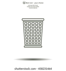 ballot box web icon. vector design