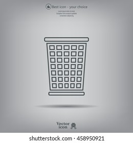ballot box web icon. vector design