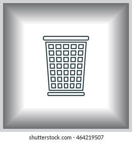 ballot box web icon. vector design