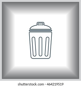 ballot box web icon. vector design