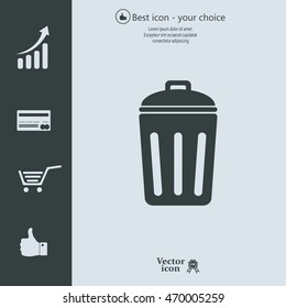 ballot box web icon. vector design