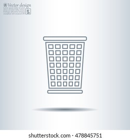 ballot box web icon. vector design