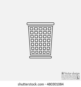 ballot box web icon. vector design
