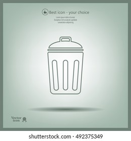 ballot box web icon. vector design