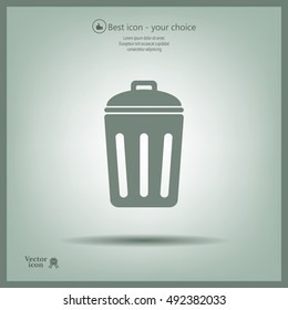 ballot box web icon. vector design