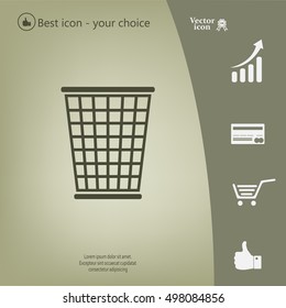 ballot box web icon. vector design