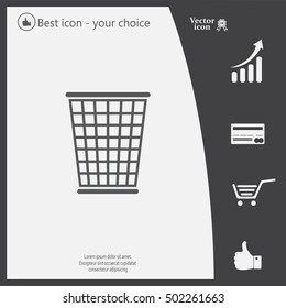 ballot box web icon. vector design