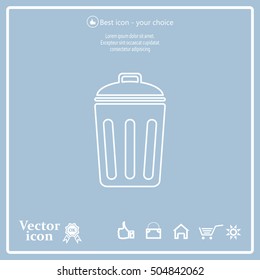 ballot box web icon. vector design