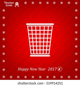 ballot box web icon. vector design