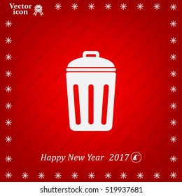 ballot box web icon. vector design