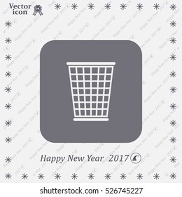 ballot box web icon. vector design