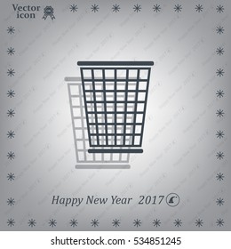 ballot box web icon. vector design