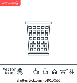 ballot box web icon. vector design