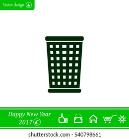 ballot box web icon. vector design