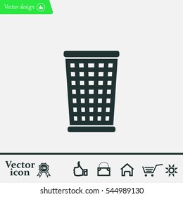 ballot box web icon. vector design