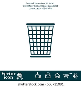 ballot box web icon. vector design