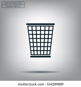 ballot box web icon. vector design