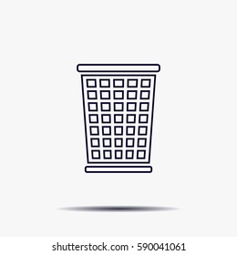 ballot box web icon. vector design