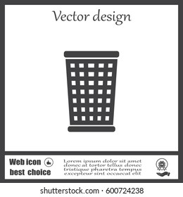 ballot box web icon. vector design