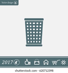 ballot box web icon. vector design