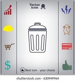 ballot box web icon. vector design