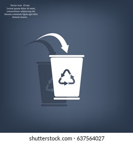 ballot box web icon. vector design