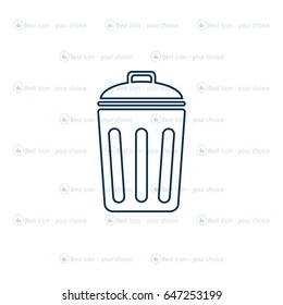 ballot box web icon. vector design