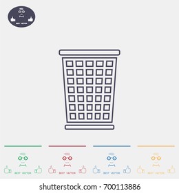 ballot box web icon. vector design