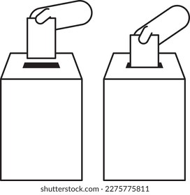 Ballot boxes and lottery boxes that can be used for various purposes such as elections, applications, lotteries, lotteries, etc.