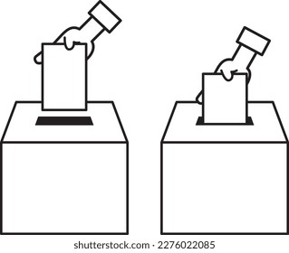 Ballot boxes and lottery boxes that can be used for various purposes such as elections, applications, lotteries, lotteries, etc.