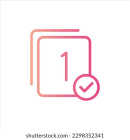ballot in flat design style
