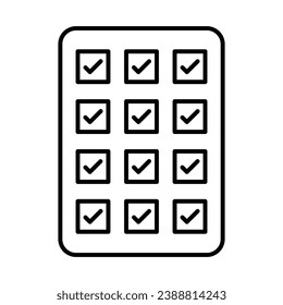 Ballot Icon Design For Personal And Commercial Use