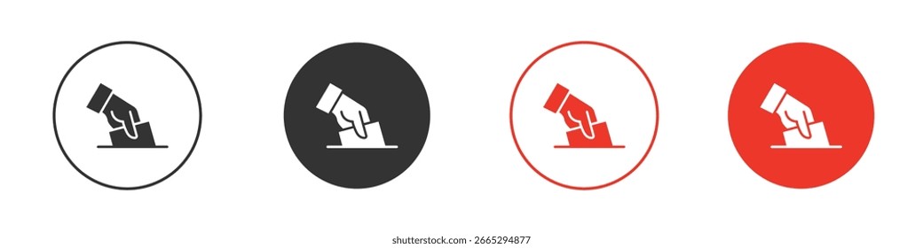 Icono de la boleta para el logotipo, símbolo de la muestra del Vector para el diseño