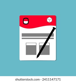 a ballot paper with nails for voting