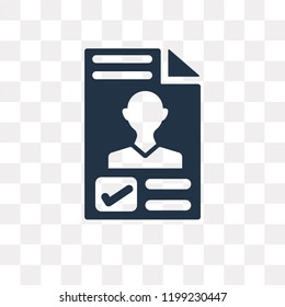 Ballot vector icon isolated on transparent background, Ballot transparency concept can be used web and mobile
