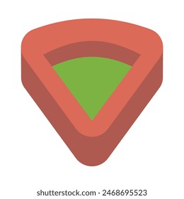 Ballpark Tours Vektorgrafik Flat Icon Design