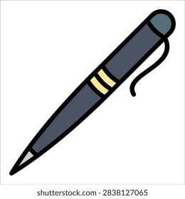 Ballpen Icon Element For Design