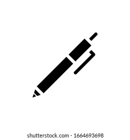 Ballpoint-Symbol einzeln auf Vektorillustration EPS10