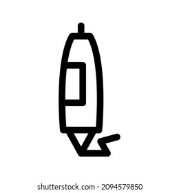 ballpoint icon or logo isolated sign symbol vector illustration - high quality black style vector icons
