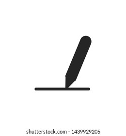 Ballpoint Icon Vector Design Illustration