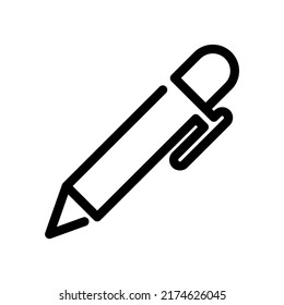 ballpoint icon vector illustration logo template for many purpose. Isolated on white background. unique style