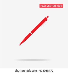 Ballpoint pen icon. Vector concept illustration for design.