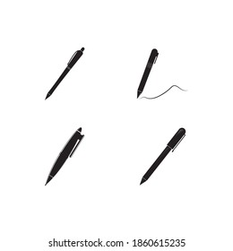 Ballpoint pen icon vector. Trendy flat ballpoint pen icon from education collection isolated on white background.