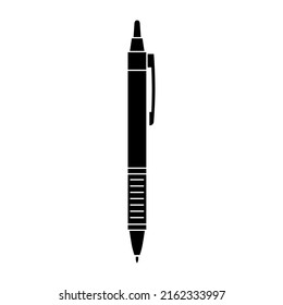 Ballpoint pen illustration vector black color isolated. ballpoint icon. ballpoint vector