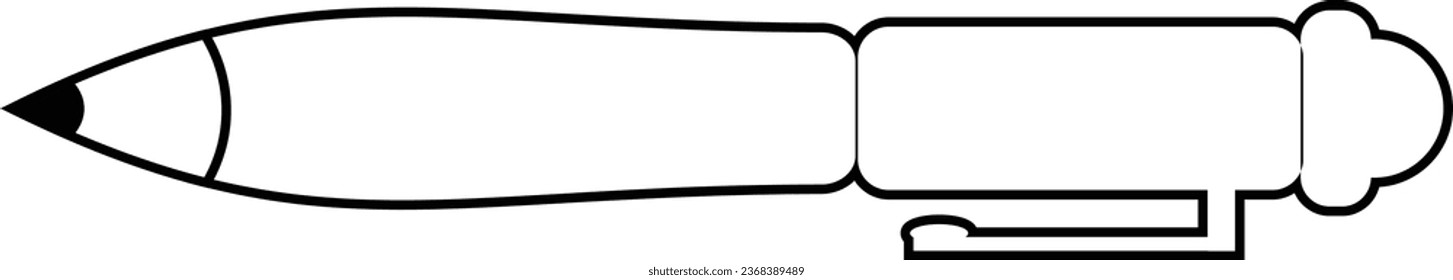 Ilustración de icono del vector de la pluma de balanza