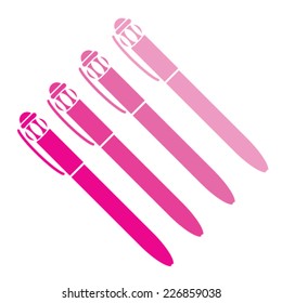 ballpoint pen vector illustration 	  