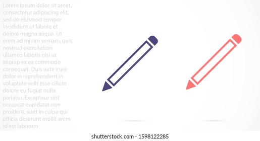 ballpoint pen Vector illustration of detailed blue classic ballpoint pen isolated on white background.ballpoint pen Vector icon, vector illustration.ballpoint pen Vector  Flat design style