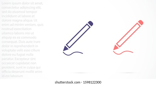 ballpoint pen Vector illustration of detailed blue classic ballpoint pen isolated on white background.ballpoint pen Vector icon, vector illustration.ballpoint pen Vector  Flat design style
