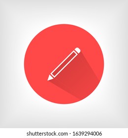 ballpoint pen Vector illustration of detailed blue classic ballpoint pen isolated on white background.ballpoint pen Vector icon, vector illustration.ballpoint pen Vector Flat design style