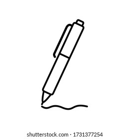 ballpoint pen for writing of the writers